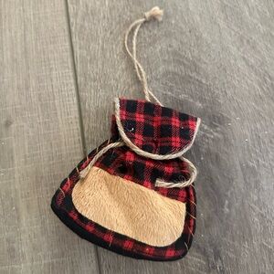 Hobby Lobby Buffalo Check Lumberjack Backpack Ornament